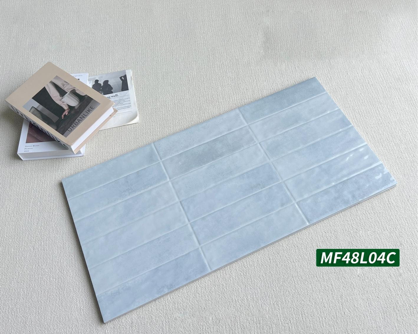 Gạch ốp tường giả thẻ 40x80cm men bóng mã MF48L04C