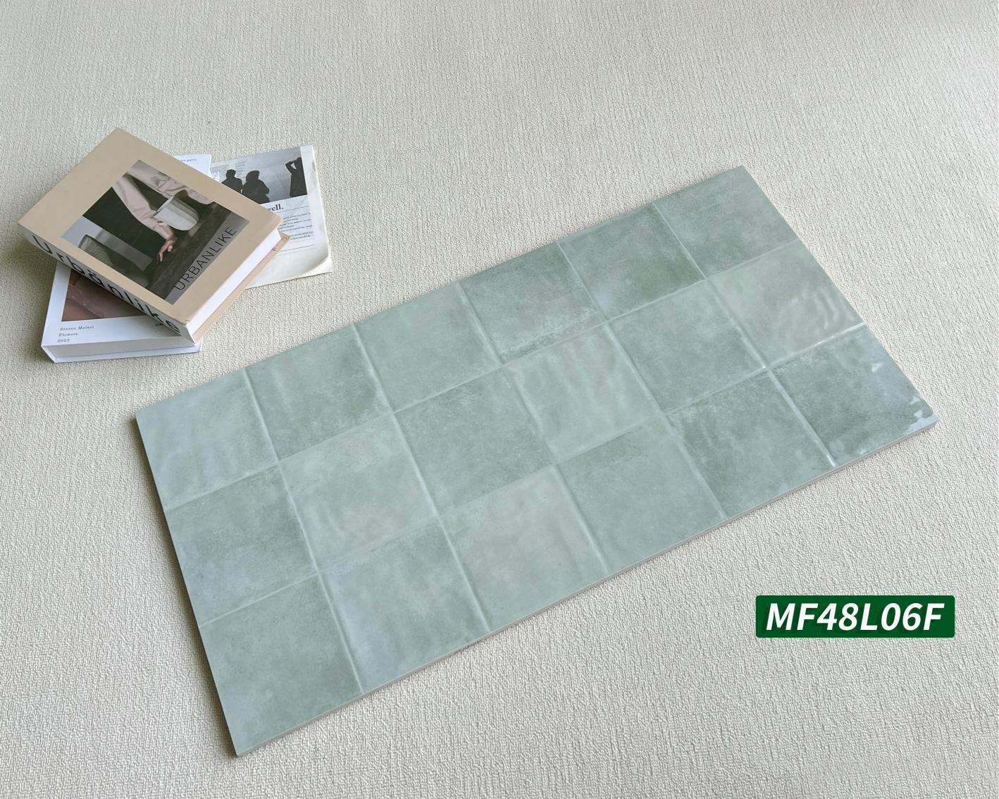 Gạch ốp tường giả thẻ 40x80cm men bóng mã MF48L06F