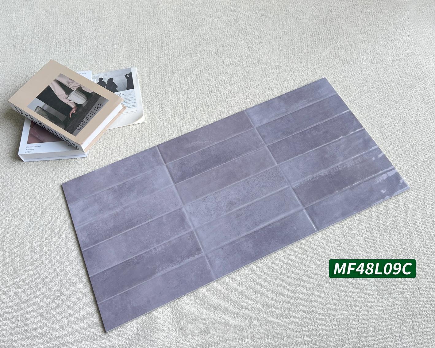 Gạch ốp tường giả thẻ 40x80cm men bóng mã MF48L09C