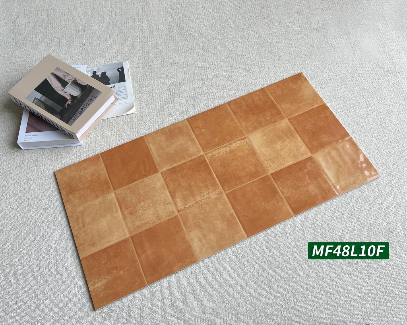 Gạch ốp tường giả thẻ 40x80cm men bóng mã MF48L10F