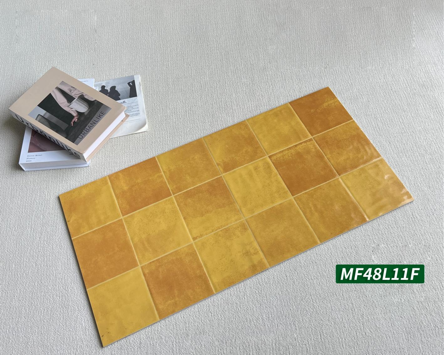 Gạch ốp tường giả thẻ 40x80cm men bóng mã MF48L11F