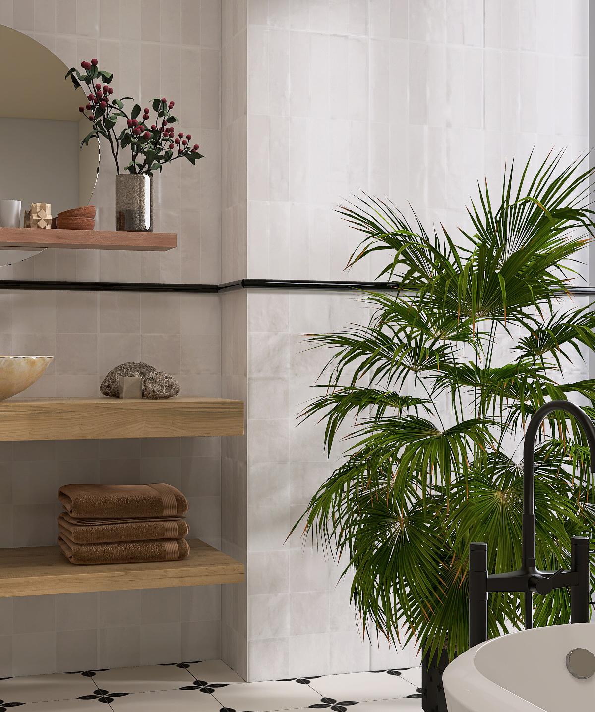 Gạch ốp tường giả thẻ 40x80cm men matt mã MF48Y00F