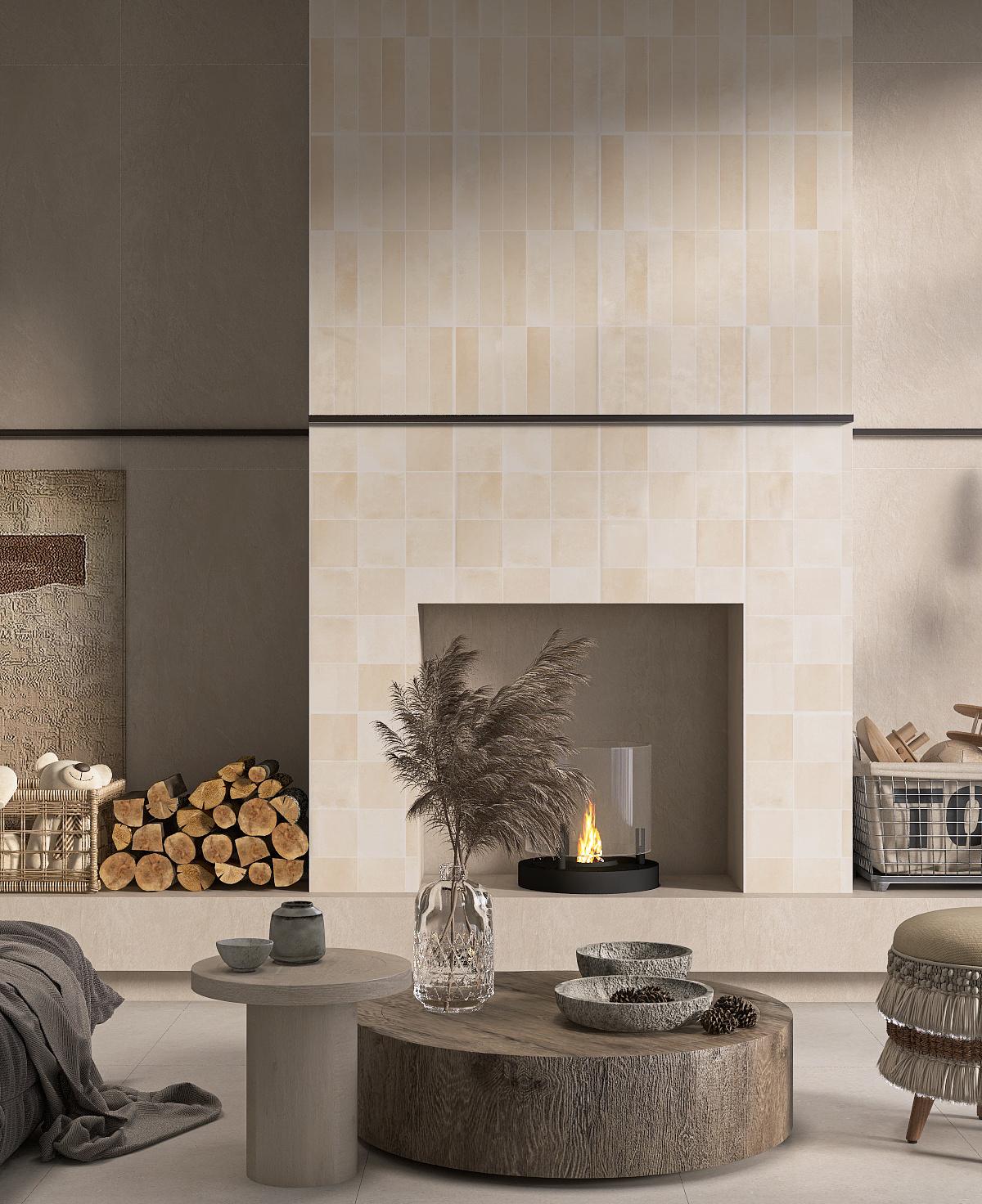 Gạch ốp tường giả thẻ 40x80cm men matt mã MF48Y01F