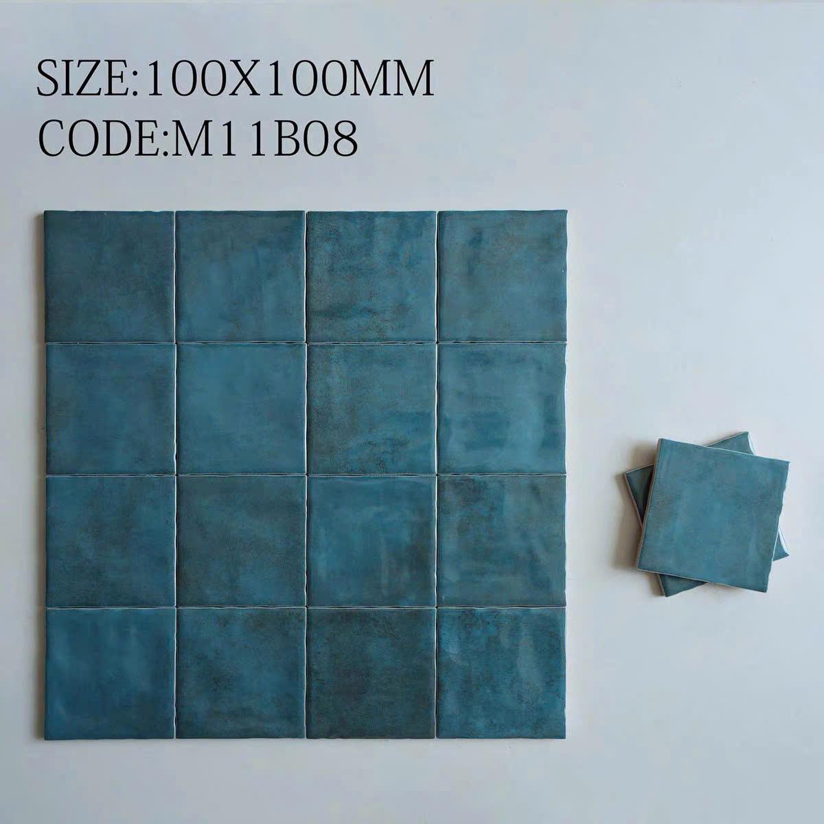 Gạch thẻ 100x100mm bóng lượn mặt mã 11B08